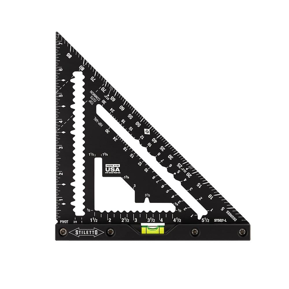Stiletto 7 in. Carpenter Square with Level