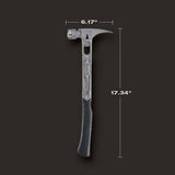 Stiletto 15 oz. TiBone Milled Face with Curved Handle with Yellow Replacement Grip (2-Piece)
