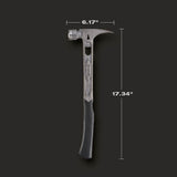 Stiletto 15 oz. TiBone Smooth Face with Curved Handle
