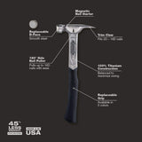 Stiletto TRIMBONE Titanium Smooth Face with Curved Handle with TRIMBONE Orange Replacement Grip