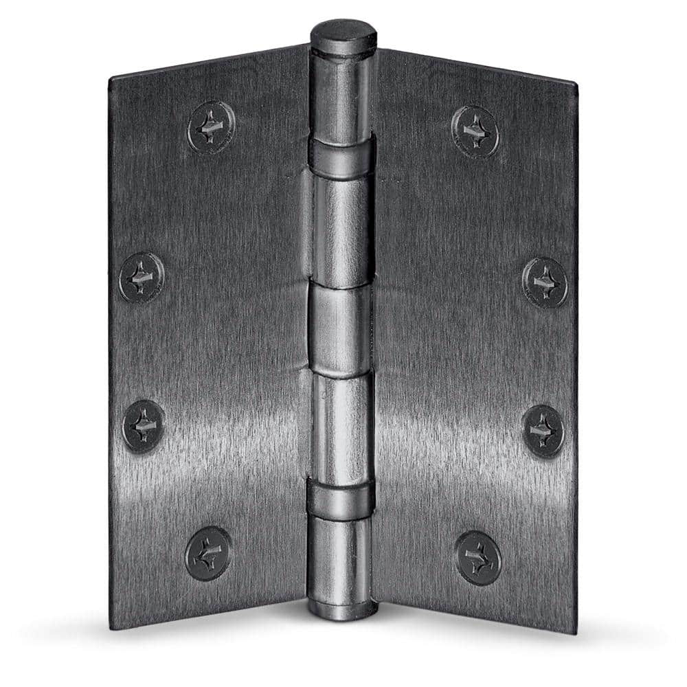 JELD-WEN 36 in. x 80 in. 1 Lite Craftsman Wendover Stone Stained Fiberglass Prehung Left-Hand Inswing Front Door with Brickmould