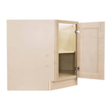 LIFEART CABINETRY Lancaster Shaker Assembled 36 in. x 34.5 in. x 24 in. Base Diagonal Cabinet in Stone Wash