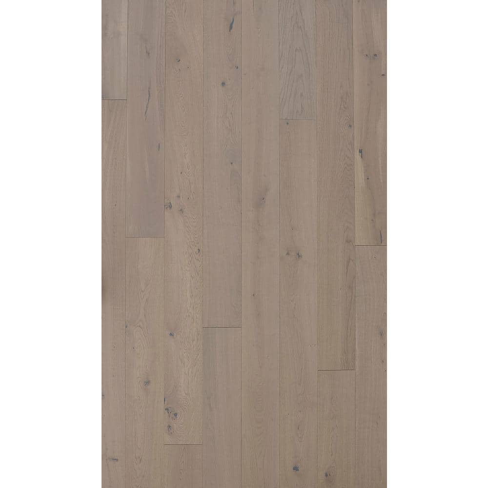 ASPEN FLOORING Stonehenge White Oak 5/8 in. T x 7 in. W Wire Brushed Engineered Hardwood Flooring (25 sqft/case)