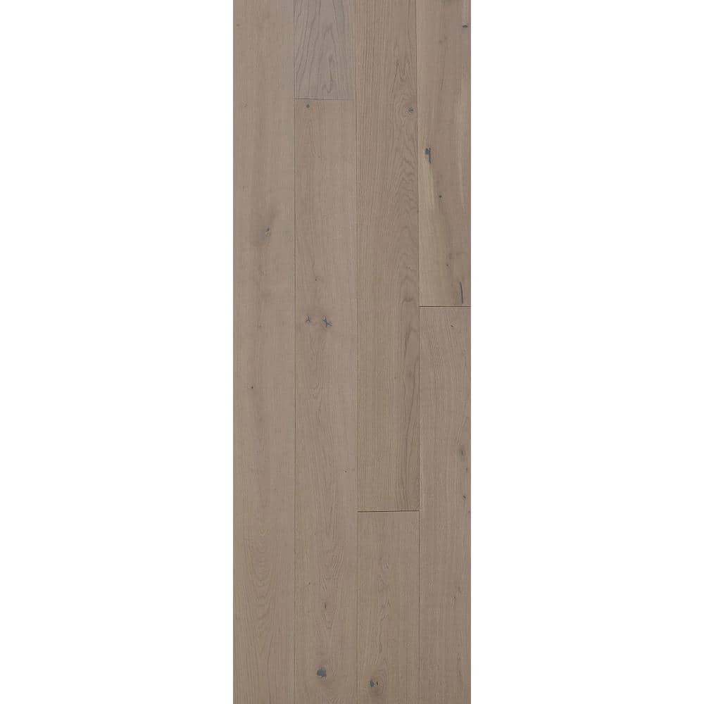 ASPEN FLOORING Stonehenge White Oak 5/8 in. T x 7 in. W Wire Brushed Engineered Hardwood Flooring (25 sqft/case)