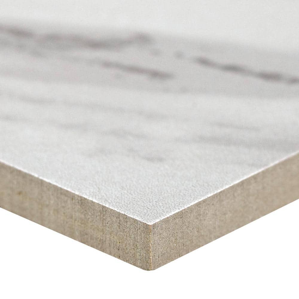 MSI Strata 12 in. x 24 in. Glazed Ceramic Floor and Wall Tile, Matte Marble Look (16 sq. ft. / Case)