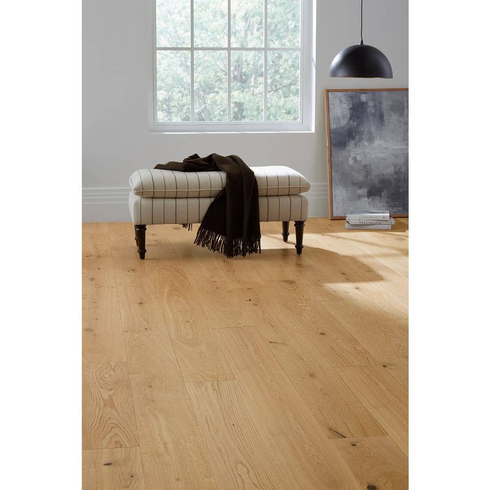 ASPEN FLOORING Sunlight White Oak 1/2 in. T x 7.5 in. W Water Resistant Engineered Hardwood Flooring (31.09 sqft/case)