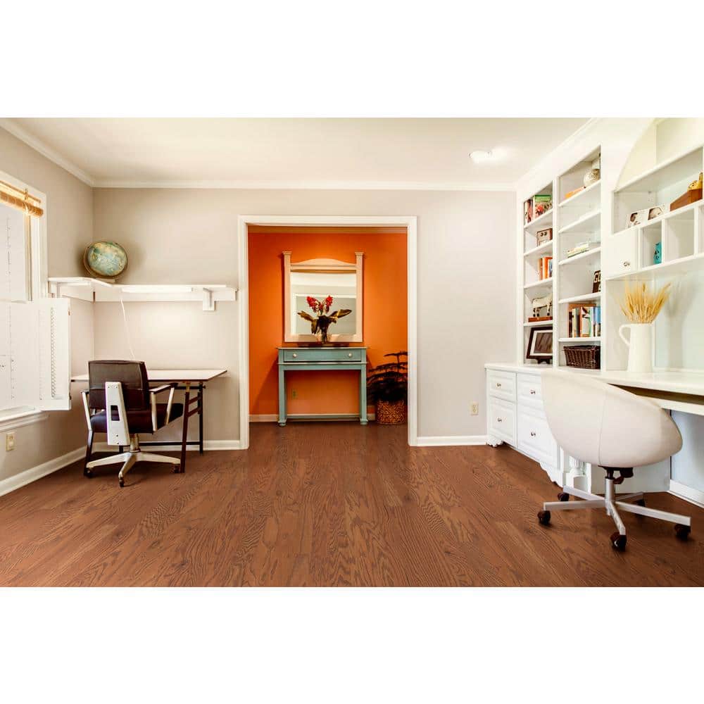 Shaw Bradford 3 Sunset Red Oak 3/8 in. T X 3.25 in. W Tongue and Groove Engineered Hardwood Flooring (23.76 sq.ft./case)