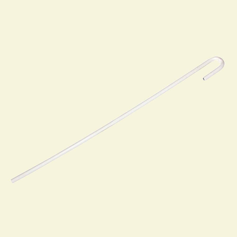Sure-Fit White Polymer Coated T-Post Clip (50-Pack)