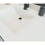 Swan Contour 43 in. W x 22 in. D Solid Surface Vanity Top with Integral Sink in White