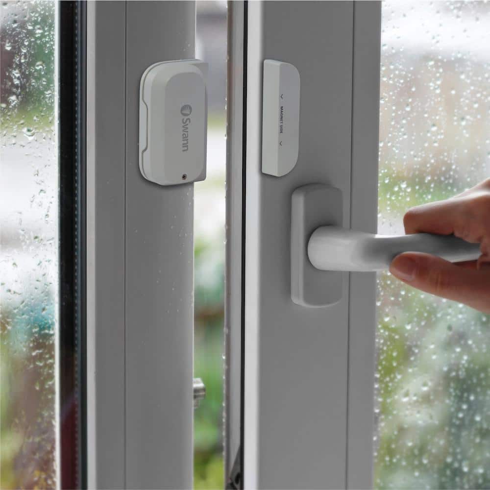 Swann Home Alert Wi-Fi Smart Wireless Window Door Sensor Alarm Kit (1-Pack)