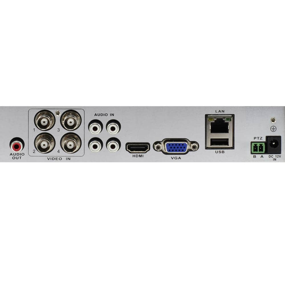 Swann DVR-4580 4-Channel 1080p 1TB DVR Security System with Two 1080p Wired Bullet Cameras