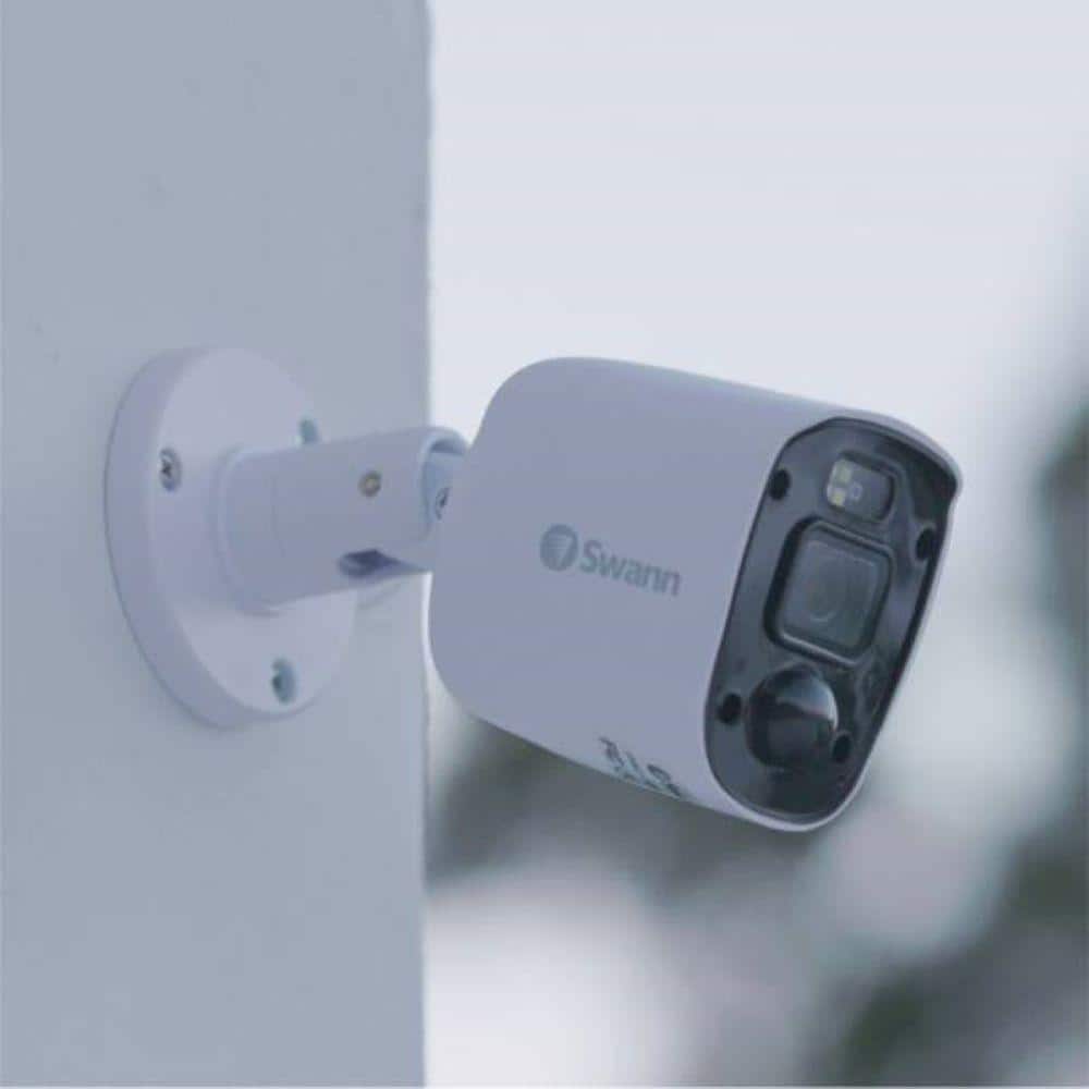 Swann 8-Channel 1080p 1TB DVR Surveillance Camera System with 8 Wired 1-Way Audio SwannForce Bullet Cameras