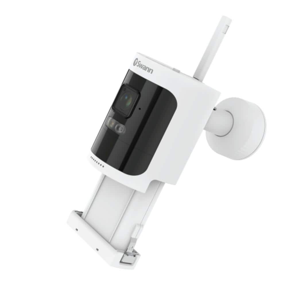 Swann AllSecure600 8-Channel 2K Wire-Free HD Wireless 64GB Micro SD NVR Security Camera System with 3 Wi-Fi Bullet Cameras