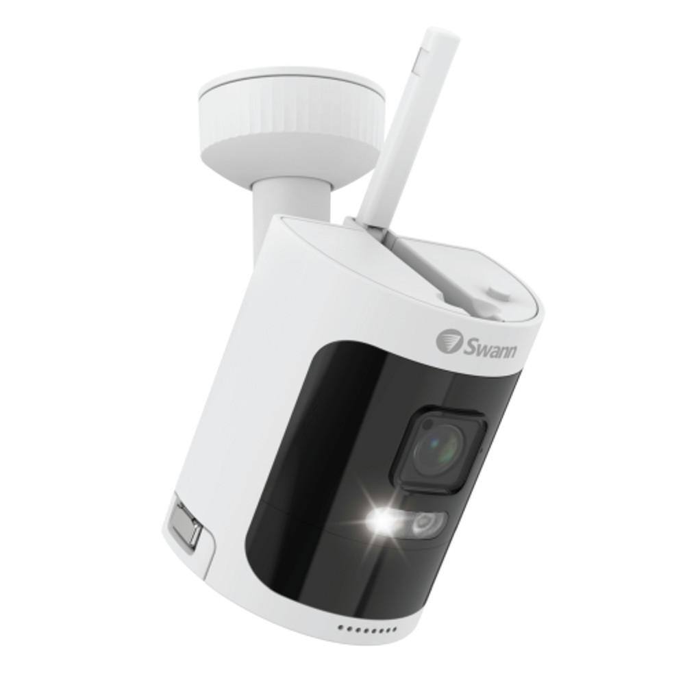 Swann AllSecure600 8-Channel 2K Wire-Free HD Wireless 64GB Micro SD NVR Security Camera System with 3 Wi-Fi Bullet Cameras
