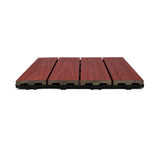 NewTechWood UltraShield Naturale 1 ft. x 1 ft. Quick Deck Outdoor Composite Deck Tile in Swedish Red (10 sq. ft. Per Box)