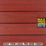 NewTechWood UltraShield Naturale 1 ft. x 1 ft. Quick Deck Outdoor Composite Deck Tile in Swedish Red (10 sq. ft. Per Box)