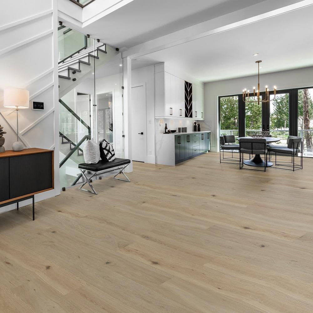 Selkirk Swift Wakefield Oak 5/8 in. T x 7.5 in. W Tongue and Groove Smooth Engineered Hardwood Flooring (31.09 sq. ft. / case)
