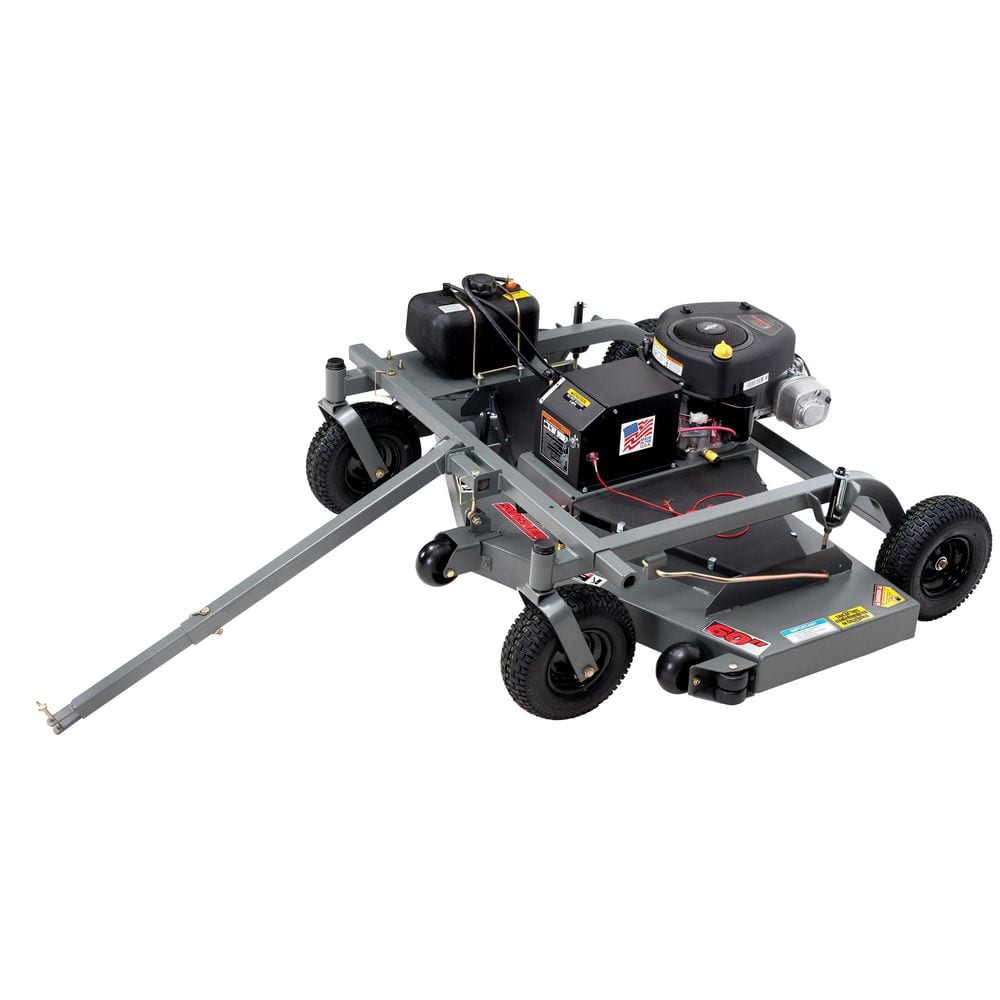 SWISHER 60 in. 15.5-HP 500 cc Briggs & Stratton Electric Start Pull-Behind Finish Cut Lawn Mower