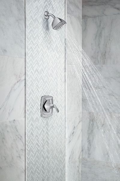 Moen Voss Brushed Nickel 1-Handle Shower Faucet with Valve (Posi-Temp)