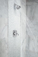 Moen Voss Brushed Nickel 1-Handle Shower Faucet with Valve (Posi-Temp)