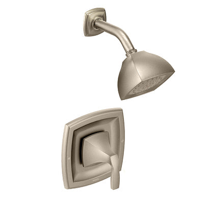 Moen Voss Brushed Nickel 1-Handle Shower Faucet with Valve (Posi-Temp)