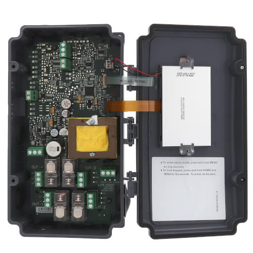 Honeywell T775B2024 temperature controller - label view (Voltage: 240v, 120v, 24V; Application: Electronic Remote Temperature)