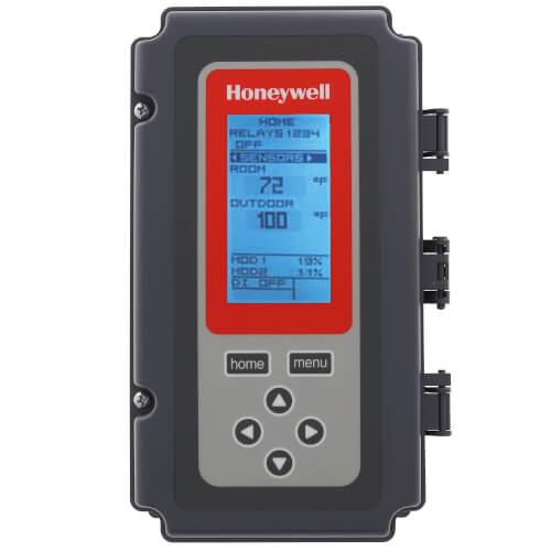 Honeywell T775B2032 temperature controller - front view (Voltage: 120v, 24V, 240v; Application: Electronic Remote Temperature)