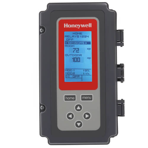Honeywell T775B2040 temperature controller - front view (Voltage: 24V, 240v, 120v; Application: Electronic Remote Temperature)
