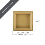 4 in. x 4 in. Hampton Flat Top Pressure Treated Pine Post Cap
