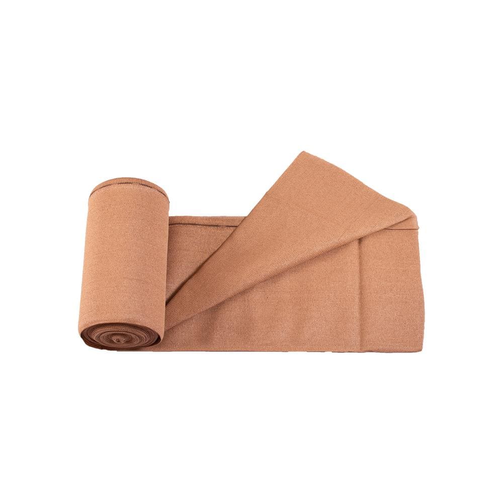 44 in. x 50 ft. Tan Mesh Fabric Privacy Fence Screen with Integrated Button Hole