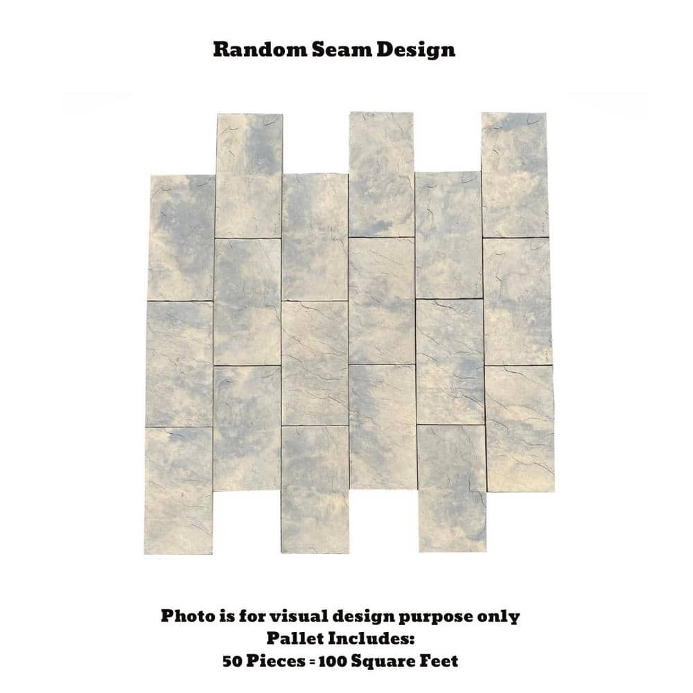 Nantucket Pavers Yorkstone 12 in. x 24 in. x 1.5 in. Tan Variegated Concrete Paver (50-Pieces/100 sq. ft./Pallet)