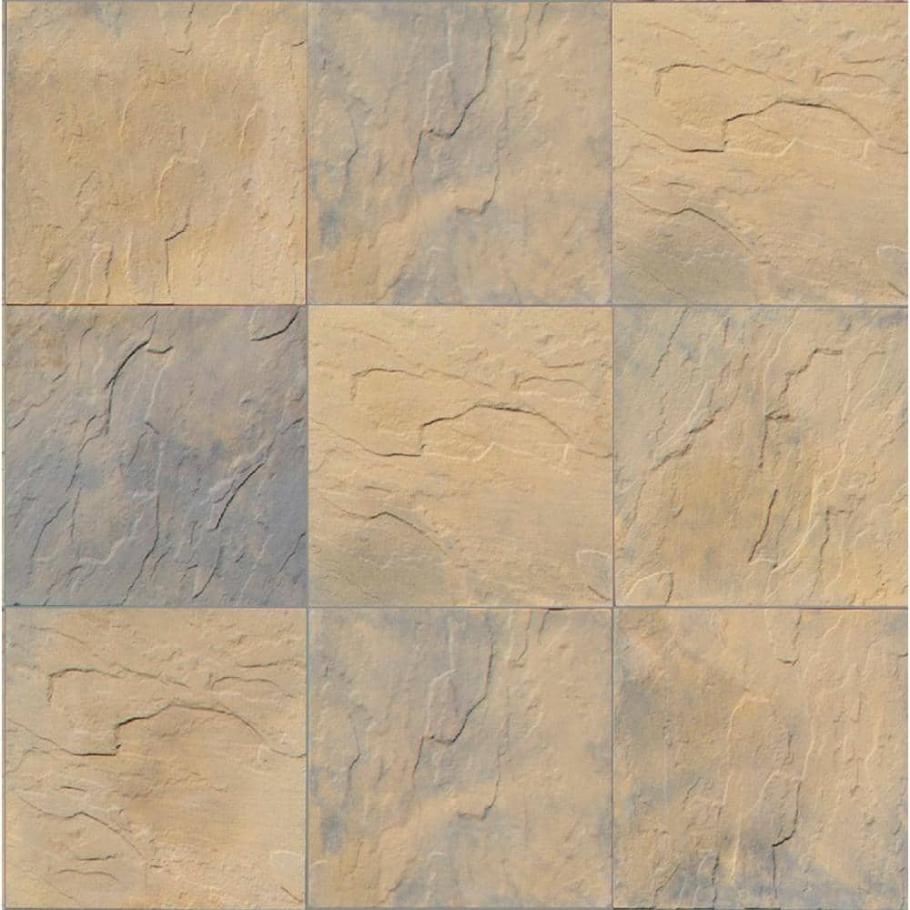 Nantucket Pavers Yorkstone 24 in. x 24 in. Tan Variegated Concrete Paver (22-Pieces/88 sq. ft./Pallet)