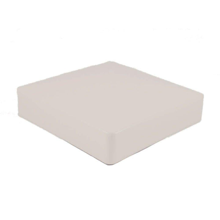 Weatherables 4 in. x 4 in. Tan Vinyl External Pyramid Post Cap