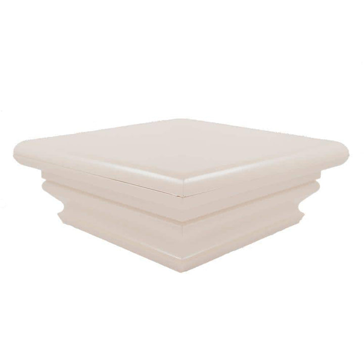 Weatherables 4 in. x 4 in. Tan Vinyl Federation Post Cap