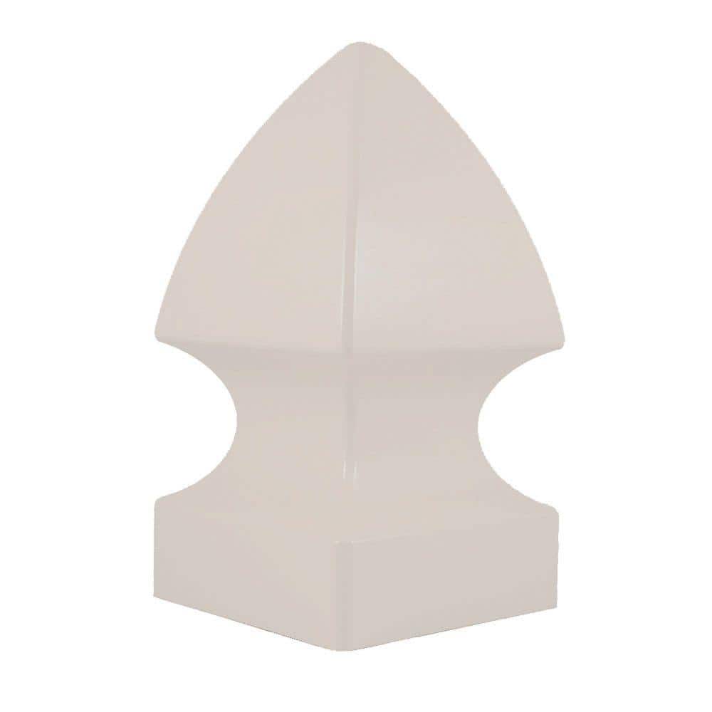 Weatherables 5 in. x 5 in. Tan Vinyl Gothic Post Cap