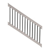 Weatherables Vilano 3 ft. x H 8 ft. W Vinyl Tan Stair Railing Kit