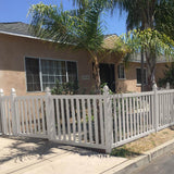 Weatherables Captiva 4 ft. H x 8 ft. W Tan Vinyl Pool Fence Panel