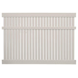 Weatherables Huntington 6 ft. H x 8 ft. W Tan Vinyl Semi-Privacy Fence Panel Kit