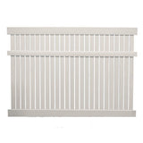 Weatherables Huntington 6 ft. H x 8 ft. W Tan Vinyl Semi-Privacy Fence Panel Kit