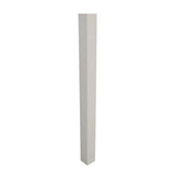 Weatherables 4 in. x 4 in. x 6 ft. Tan Vinyl Fence Blank Post