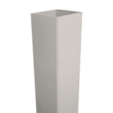 Weatherables 4 in. x 4 in. x 6 ft. Tan Vinyl Fence Blank Post