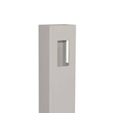 Weatherables 4 in. x 4 in. x 7 ft. Tan Vinyl Fence Corner Post