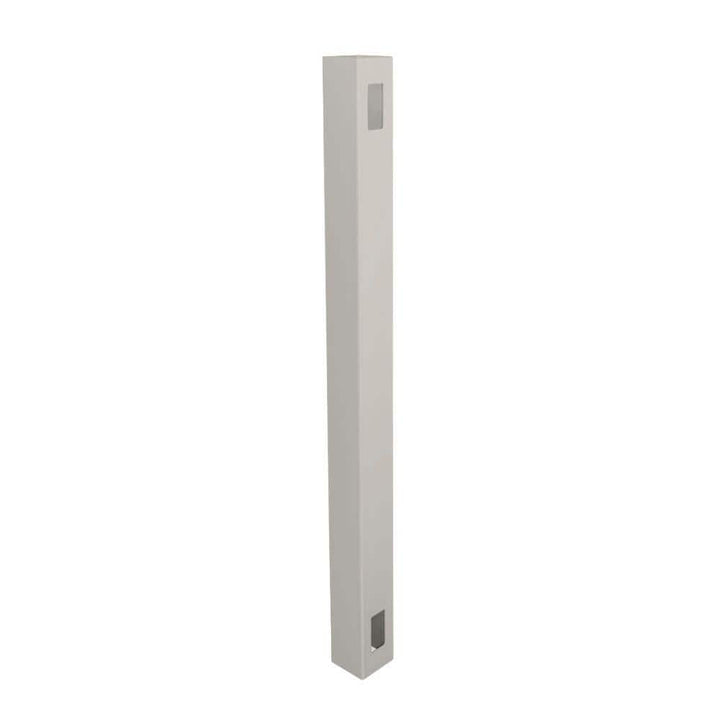 Weatherables 4 in. x 4 in. x 7 ft. Tan Vinyl Fence End Post