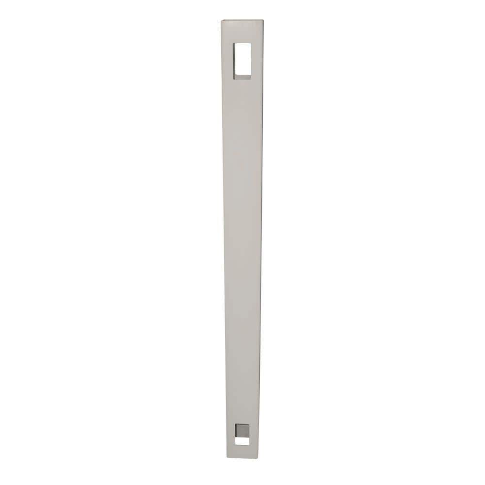 Weatherables 4 in. x 4 in. x 6 ft. Tan Vinyl Fence Line Post