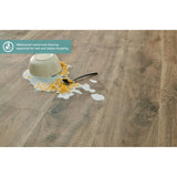 Pergo Defense+ Tanned Chester Oak 14 mm T x 7.4 in. W Waterproof Laminate Wood Flooring (17.18 sqft/case)