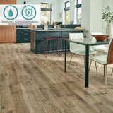 Pergo Defense+ Tanned Chester Oak 14 mm T x 7.4 in. W Waterproof Laminate Wood Flooring (17.18 sqft/case)