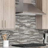 MSI Tarvos Interlocking 11.81 in. x 13.5 in. x 6 mm Glass Mesh-Mounted Mosaic Wall Tile (14.55 sq. ft. / case)