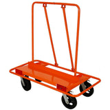 Tatayosi Heavy Duty panel service cart 2400lbs load capacity with 8" Black Mold-On Rubber Wheels