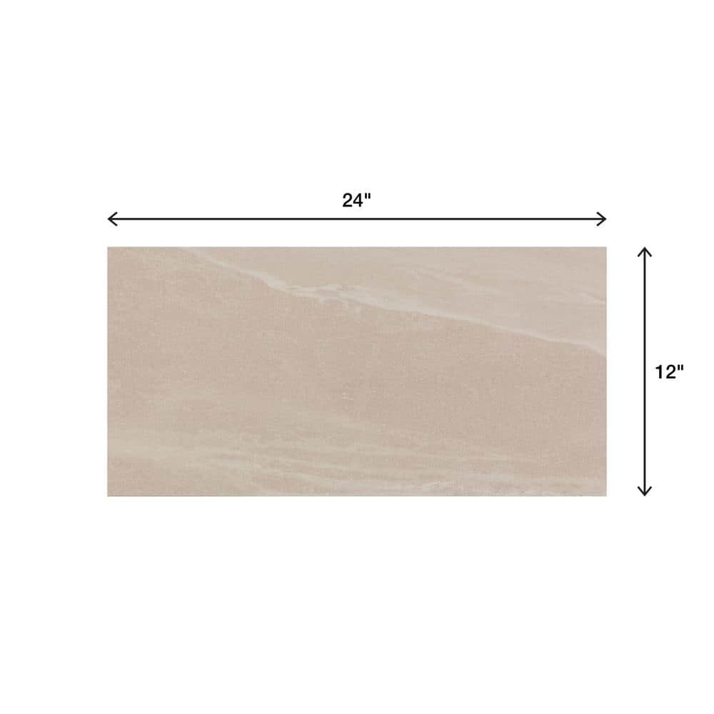 Daltile Rorington Taupe 12 in. x 24 in. Glazed Porcelain Floor and Wall Tile (17.6 sq. ft./Case)