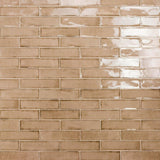 Ivy Hill Tile Moze Taupe 3 in. x 12 in. 9 mm Ceramic Wall Tile (22-Piece) (5.38 sq. ft./ Box)